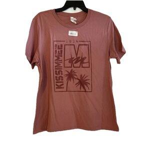 Bella Canvas Adult Size L KISSIMMEE Blocked  Short Sleeve Pullover T-Shirt